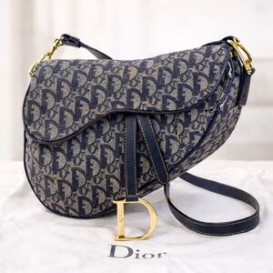 Christian Dior Saddle Bag Vintage Y2K Iconic Monogram | Authentic